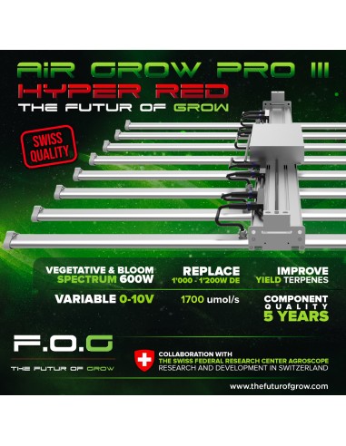 F.O.G AIR GROW PRO III 2.95 HYPER RED + DIMMER