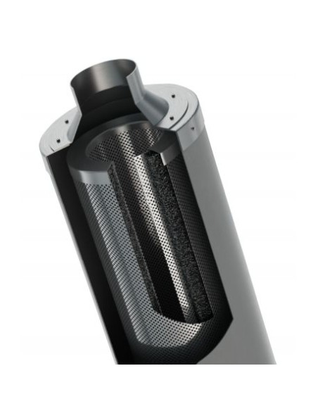 FILTRE À CHARBONS ACTIFS IN-LINE (1000m3/h - 200mm) - CAN-FILTERS