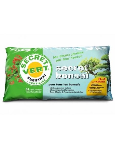 TERREAU BONSAÏ UAB 6L - SECRET VERT