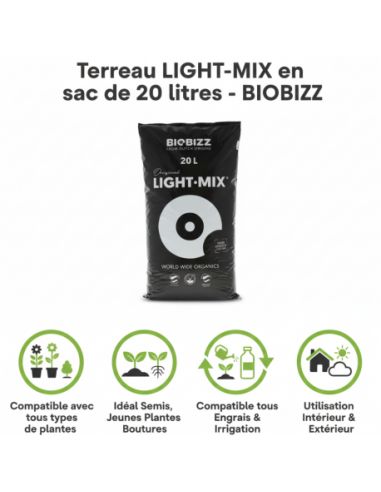 LIGHT MIX 20L - BIOBIZZ