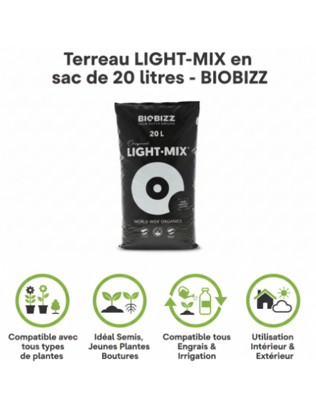 LIGHT MIX 20L - BIOBIZZ