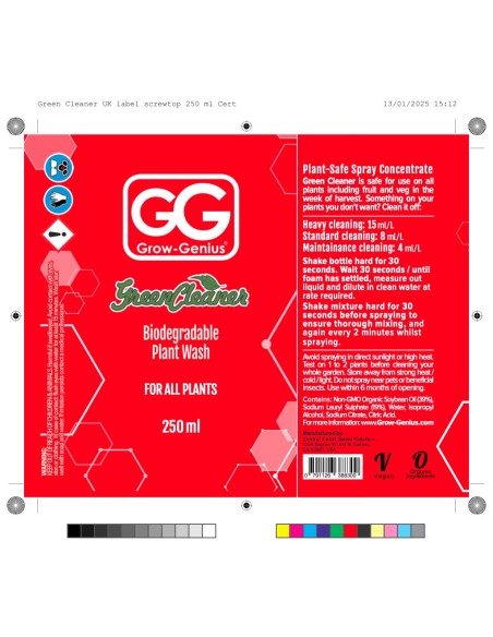 GREEN CLEANER 100mL - GROW GENIUS