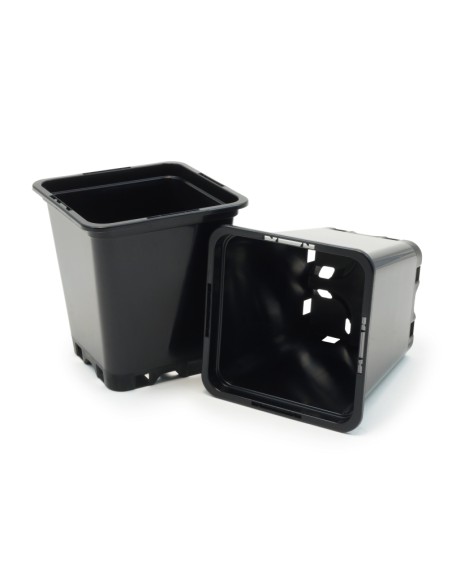 POT PLASTIQUE CARRÉ - VOLUME DE 1 À 30 LITRES