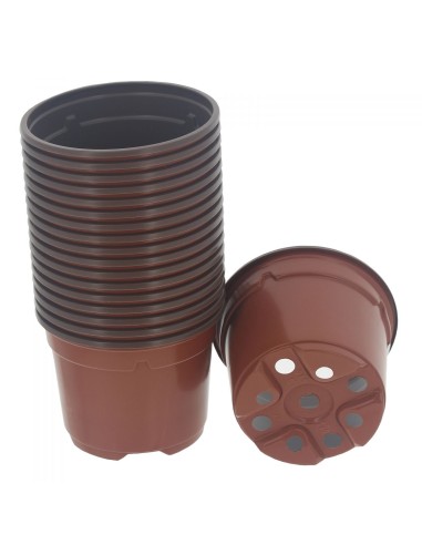 POT PLASTIQUE ROND - VOLUME DE 0,3 À 50 LITRES