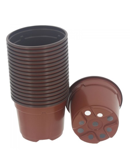 POT PLASTIQUE ROND - VOLUME DE 0,3 À 50 LITRES