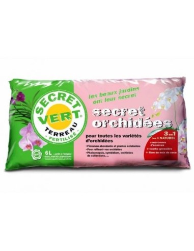 TERREAU ORCHIDÉES UAB 6L - SECRET VERT